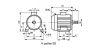 Moteur avec fixation à pattes B3 - LEROY SOMER