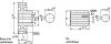 Engrenage à vis cylindrique -Montage carter - Plan