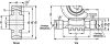 Engrenage à vis cylindrique -Montage carter - Plan