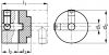 Accouplement rigide HZX - Plan