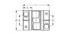 Accouplement à flector polyuréthane MJC - Plan