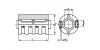 Accouplement rigide à coquille - Plan