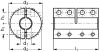 Accouplement rigide en deux parties - Plan
