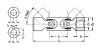 Joint de cardan double de précision - Plan