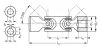 Joint de cardan double de précision - Plan