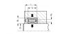 Moyeu de serrage non auto-centrant - Plan
