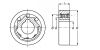 Roue libre type US - Plan