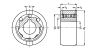 Roue libre type UF - Plan