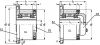 Flasque F2 pour roue libre A6-06 - Plan