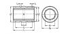 Douille lisse autoalignante - Plan