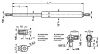 Ressort à gaz - Tige diamètre 8 filetée - Plan