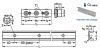 Guidage à galets économique zingué ou inox en U - Plan
