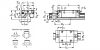 Guidage à 4 rangées de billes - Etroit Bosch Rexroth - Plan