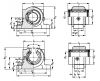 Palier standard fermé à semelle - Plan