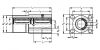 Palier applique tandem - Plan