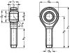 Embout à rotule mâle tout inox - Plan