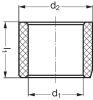 Coussinet lisse polyamide - Plan