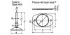 Plaque support pieds antivibratoires - Plan