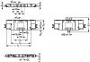 Distributeur compact en ligne 5/2 - Plan