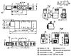 Distributeur compact en ligne 5/2 mono - Plan