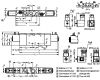 Distributeur compact en ligne 5/3COE-E/E - Plan