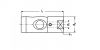 Corps coupleur ISO B aluminium femelle - Plan