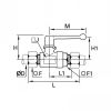 Robinet 2 voies à bague acier de sertissage - LEGRIS 0411 - Plan