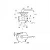 Robinet droit 3/2 cadenassable à purge, femelle BSP - LEGRIS 0439 - Plan