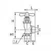 Robinet pointeau 2 voies en l femelle BSP cylindrique - LEGRIS 0532 - Plan