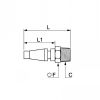 Embout mâle BSP conique, profil UK série 17 - LEGRIS 084F - Plan