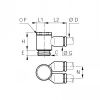 Banjo en Y mâle BSP cylindrique et métrique - LEGRIS 3149 - Plan