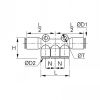 Multi-té inégal d'alimentation avec fixation - LEGRIS 3304 - Plan