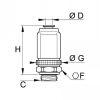 Régleur débit en ligne échappement mâle cylindrique - LEGRIS 7020 - Plan