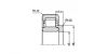 Roulement à rouleaux cylindriques - plan