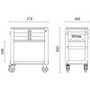 Dimensions du chariot RSC51