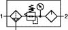 Filtre régulateur lubrificateur - Plan