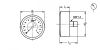 Manomètre ABS sec - Plan