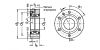 Forme d'usinage standard d'extrémité de vis zlf fixe (Schéma #2)